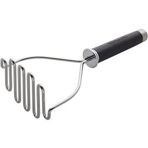 Gourmet Stainless Steel Wire Masher, 10.24-Inch, Black EUC